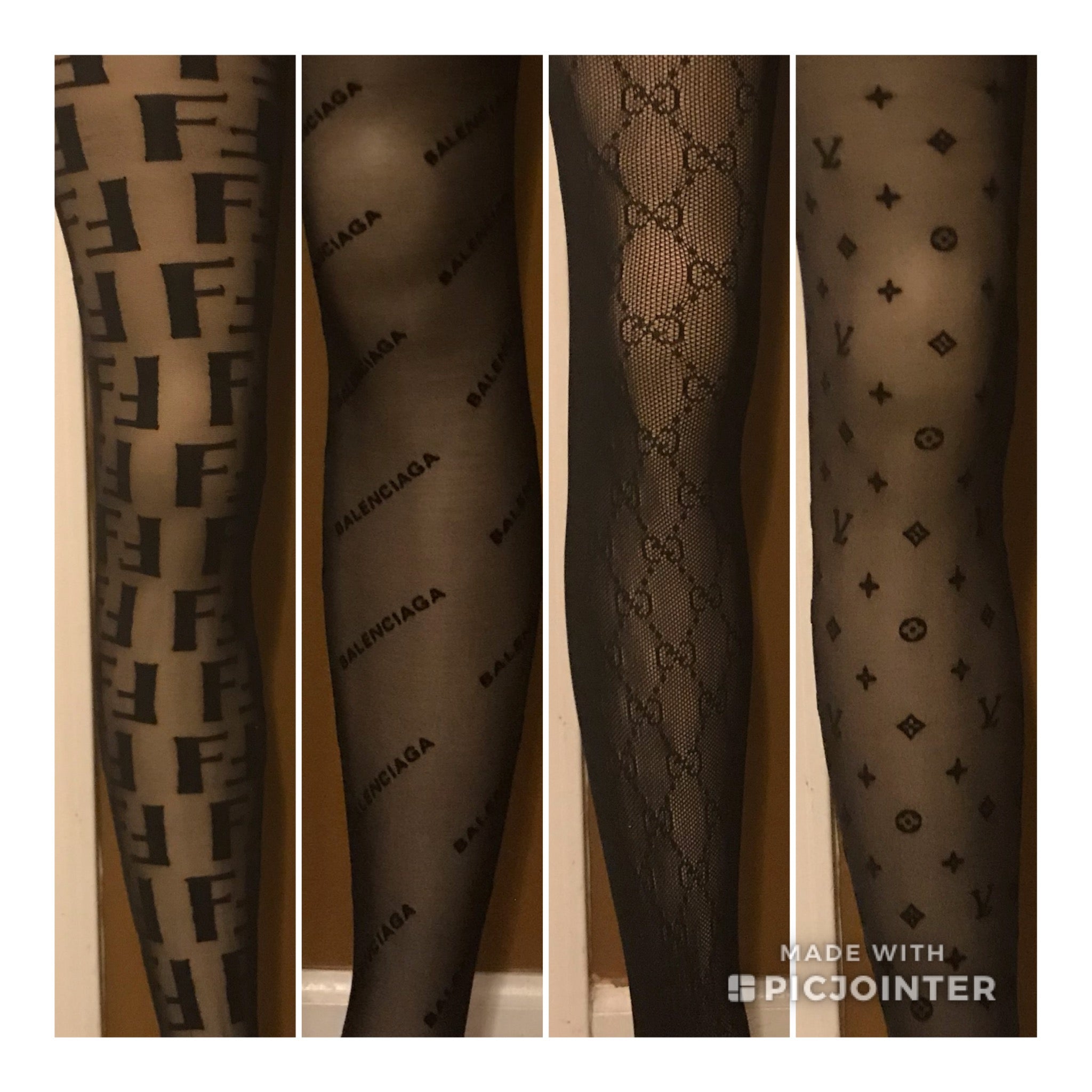 Chic Louis Vuitton LV designer luxury stockings tights only $49